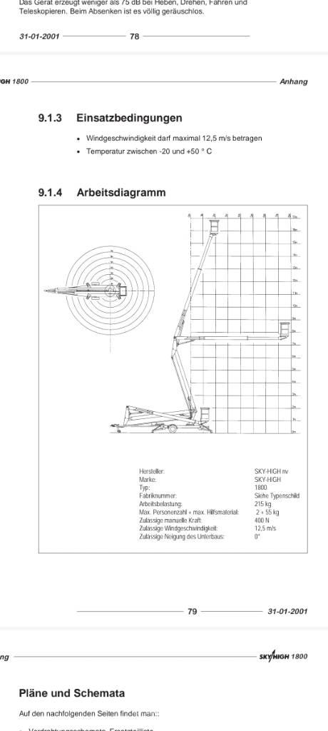 Sky High 1800 Trailer mounted platforms