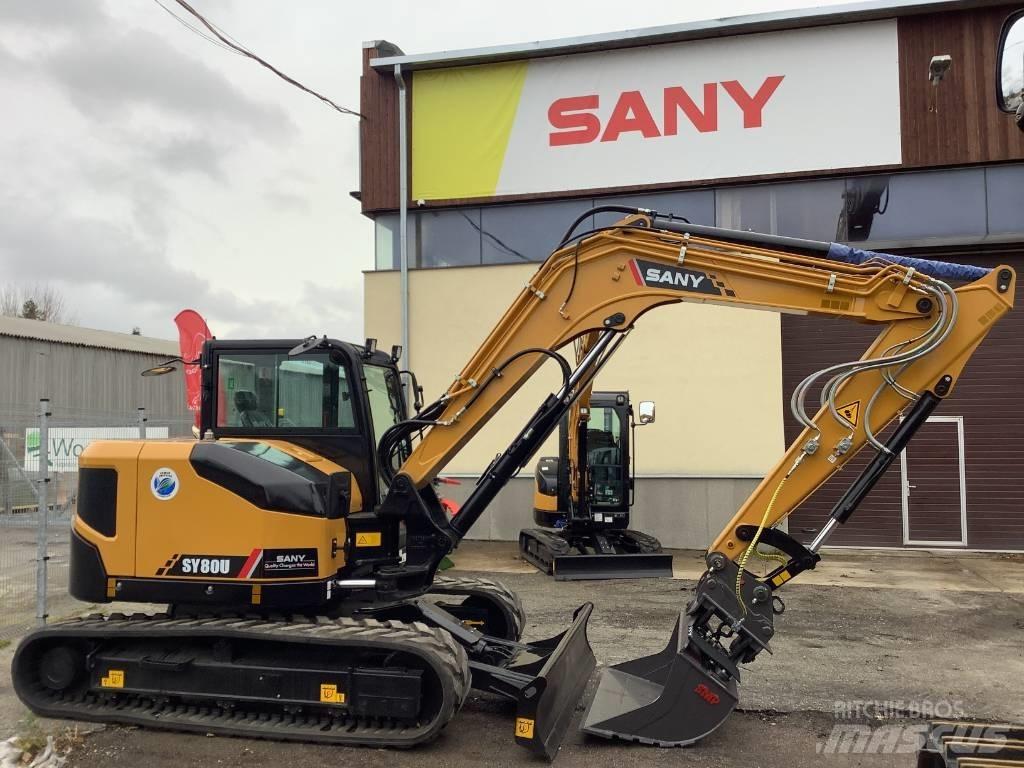 Sany SY80U Mini excavators  7t - 12t
