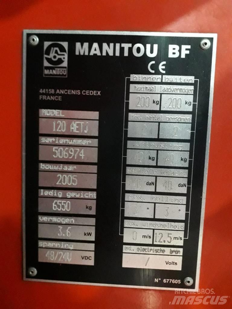 Manitou 120 AETJ Articulated boom lifts