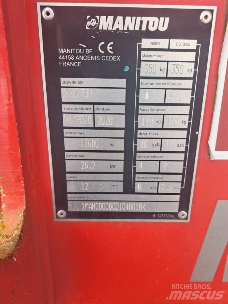 Manitou 220TJ Telescopic boom lifts