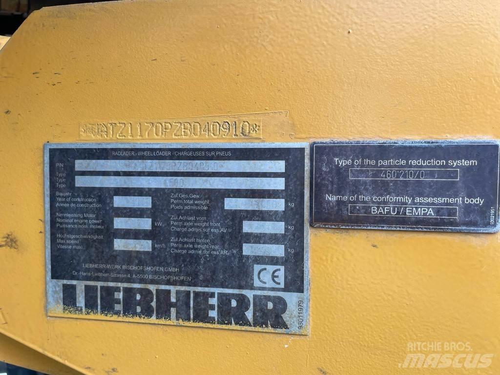 Liebherr L580 Wheel loaders