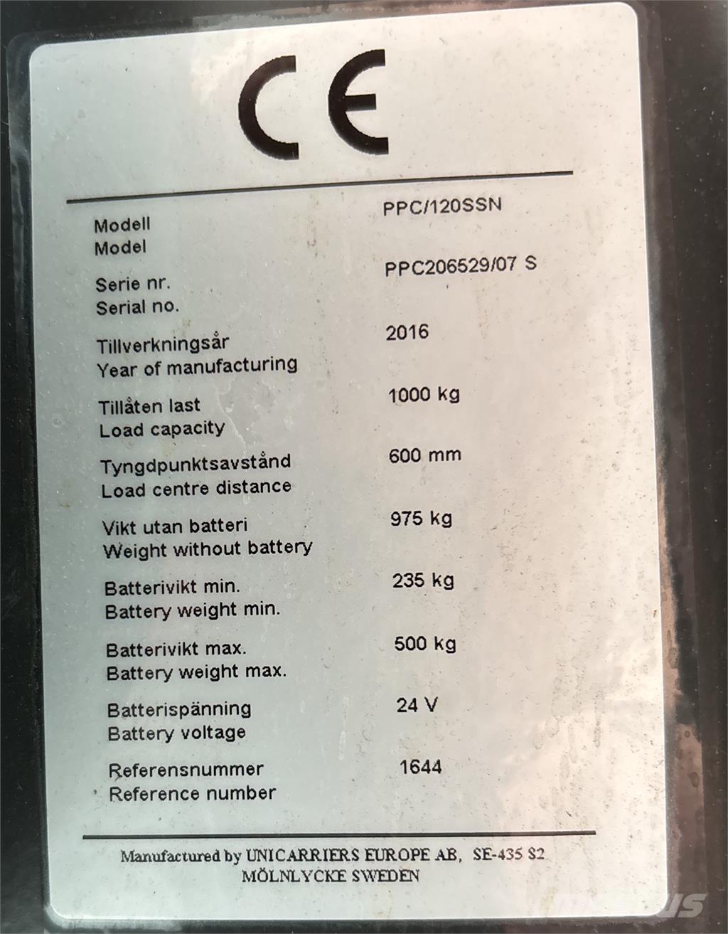 Atlet PPC120 Low lift order picker