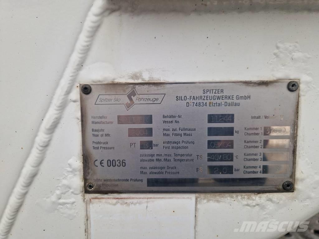 Spitzer SF 2737/2 P Tanker semi-trailers