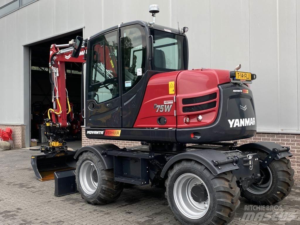 Yanmar B75W Wheeled excavators