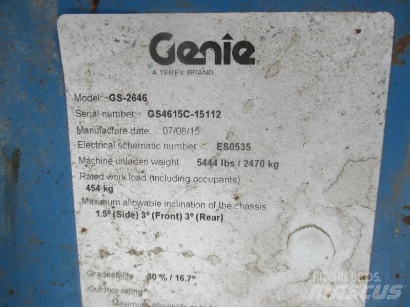 Genie GS 2646 Scissor lifts