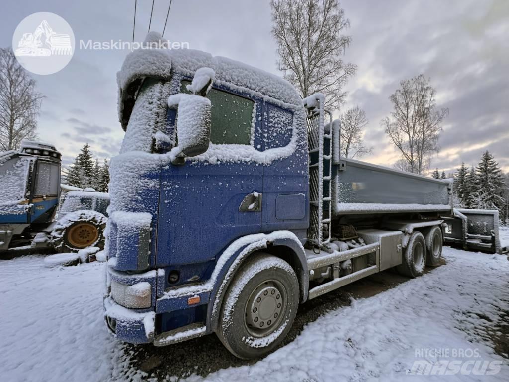 Scania R 124 GB 470 Hook lift trucks