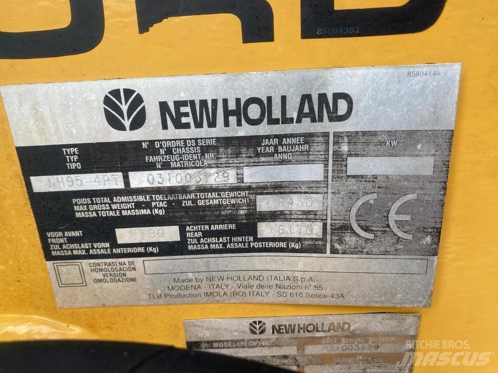 New Holland NH 95 Backhoe