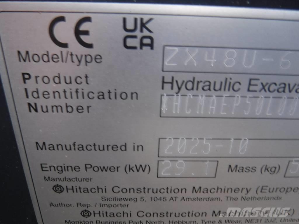 Hitachi ZX 48 U-6 Mini excavators < 7t (Mini diggers)