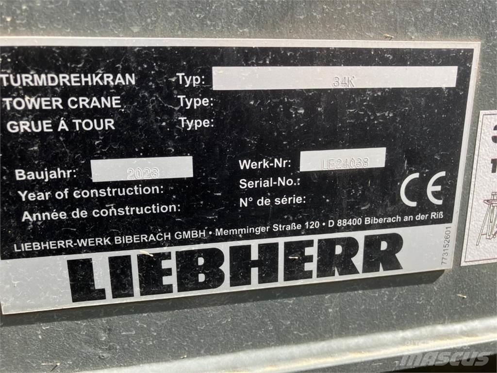 Liebherr 34K Tower cranes
