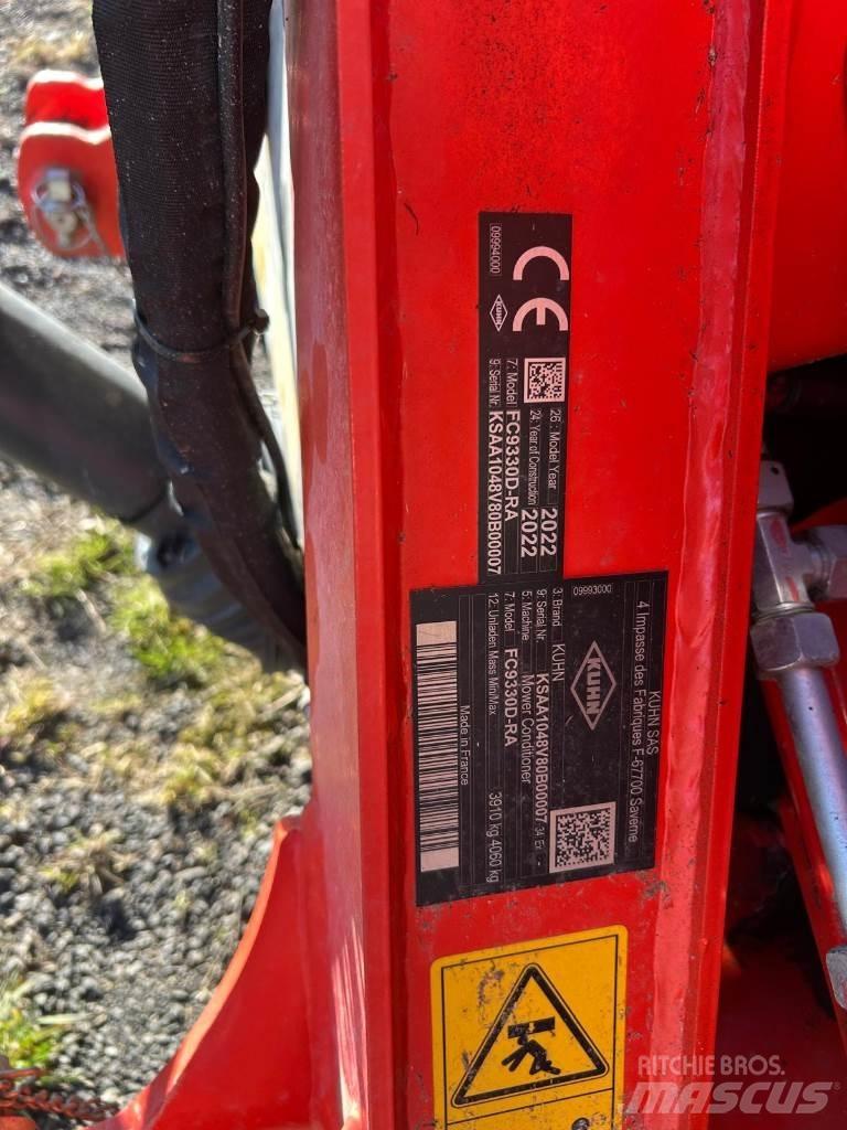 Kuhn FC 9330 D-RA Mounted and trailed mowers