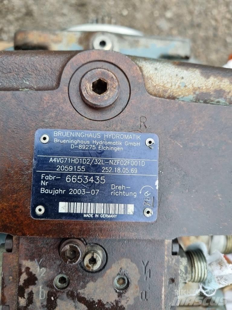 Hydromatik A4VG71HD Hydraulics