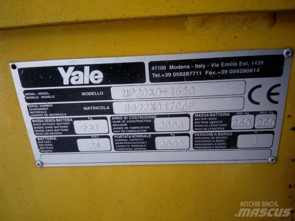 Yale MP 20 XD Low lift with platform