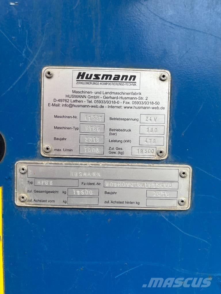 Husmann HFG 6 Waste Shredders