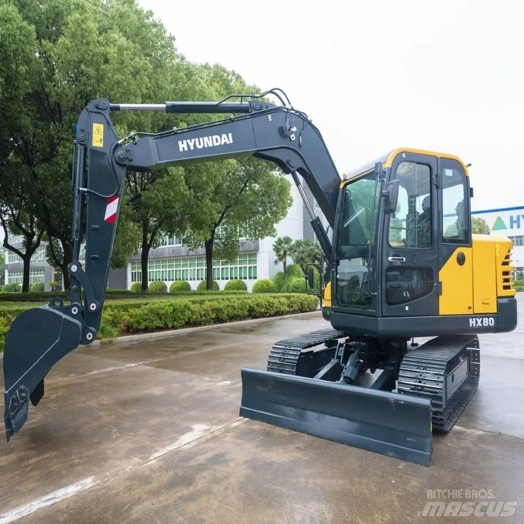 Hyundai HX80 Mini excavators  7t - 12t