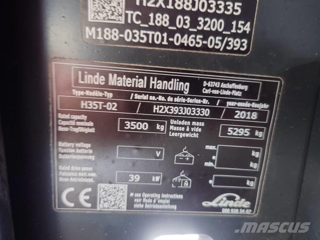Linde H 35 T LPG trucks