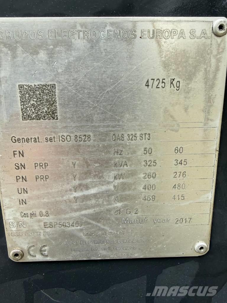 Atlas Copco QAS 325 Diesel Generators