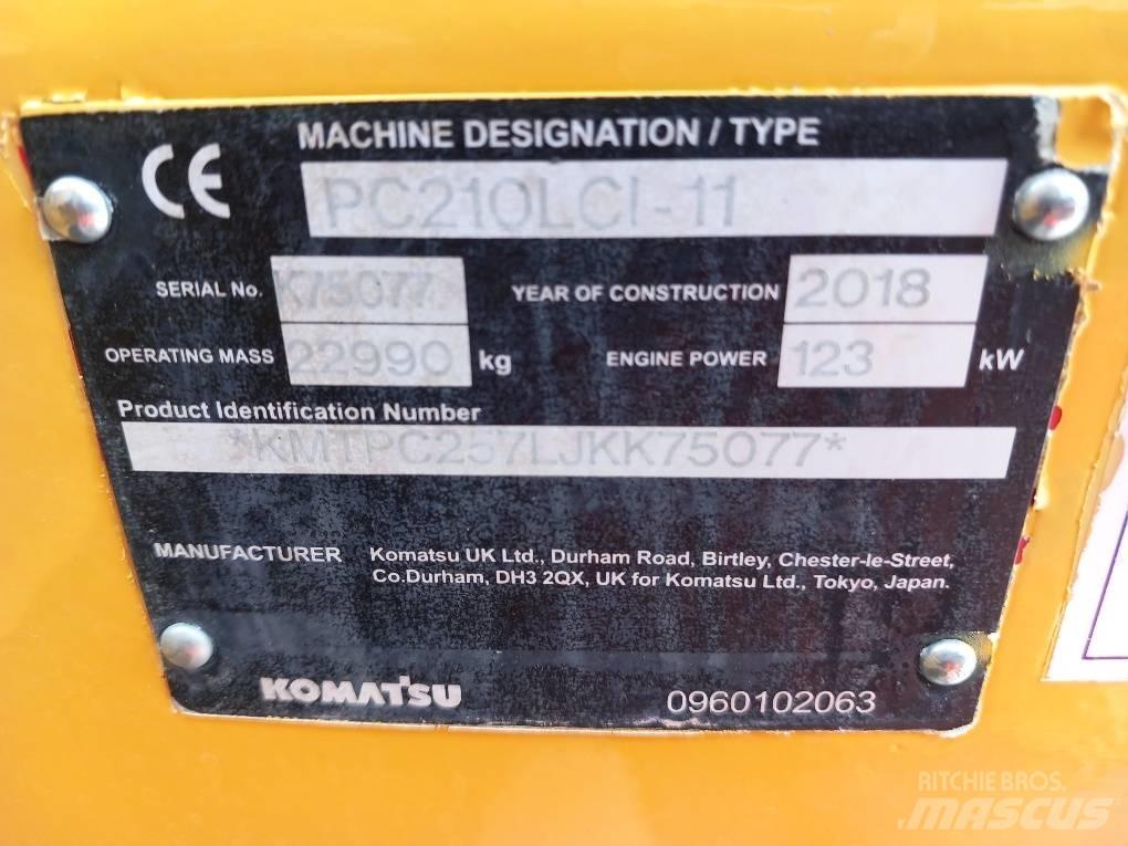 Komatsu PC210LCI-11 Crawler excavators