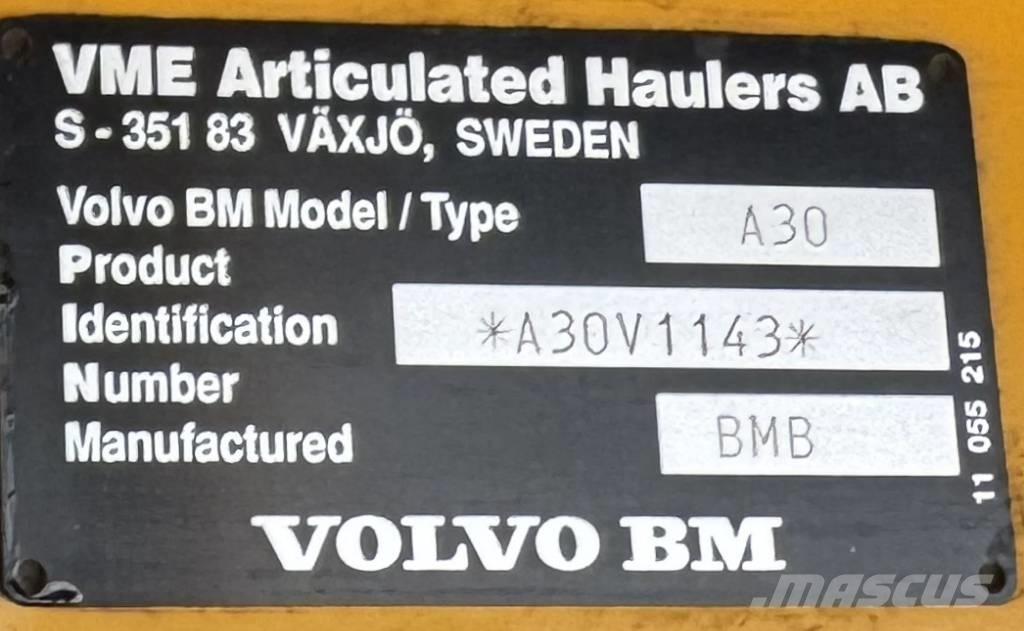 Volvo A 30 Articulated Haulers