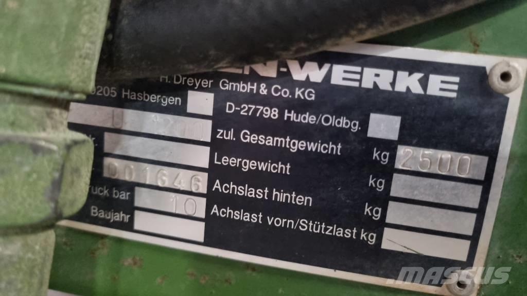 Amazone UF 1200 Mounted sprayers