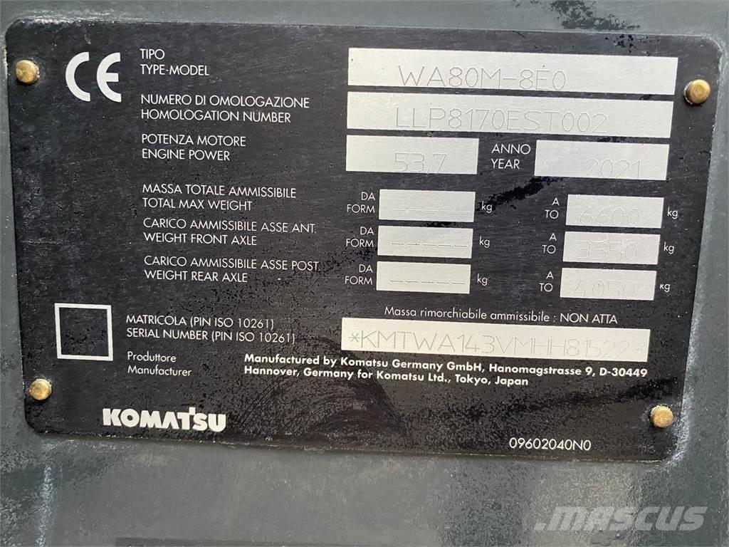 Komatsu WA80M-8EO Multi-purpose loaders