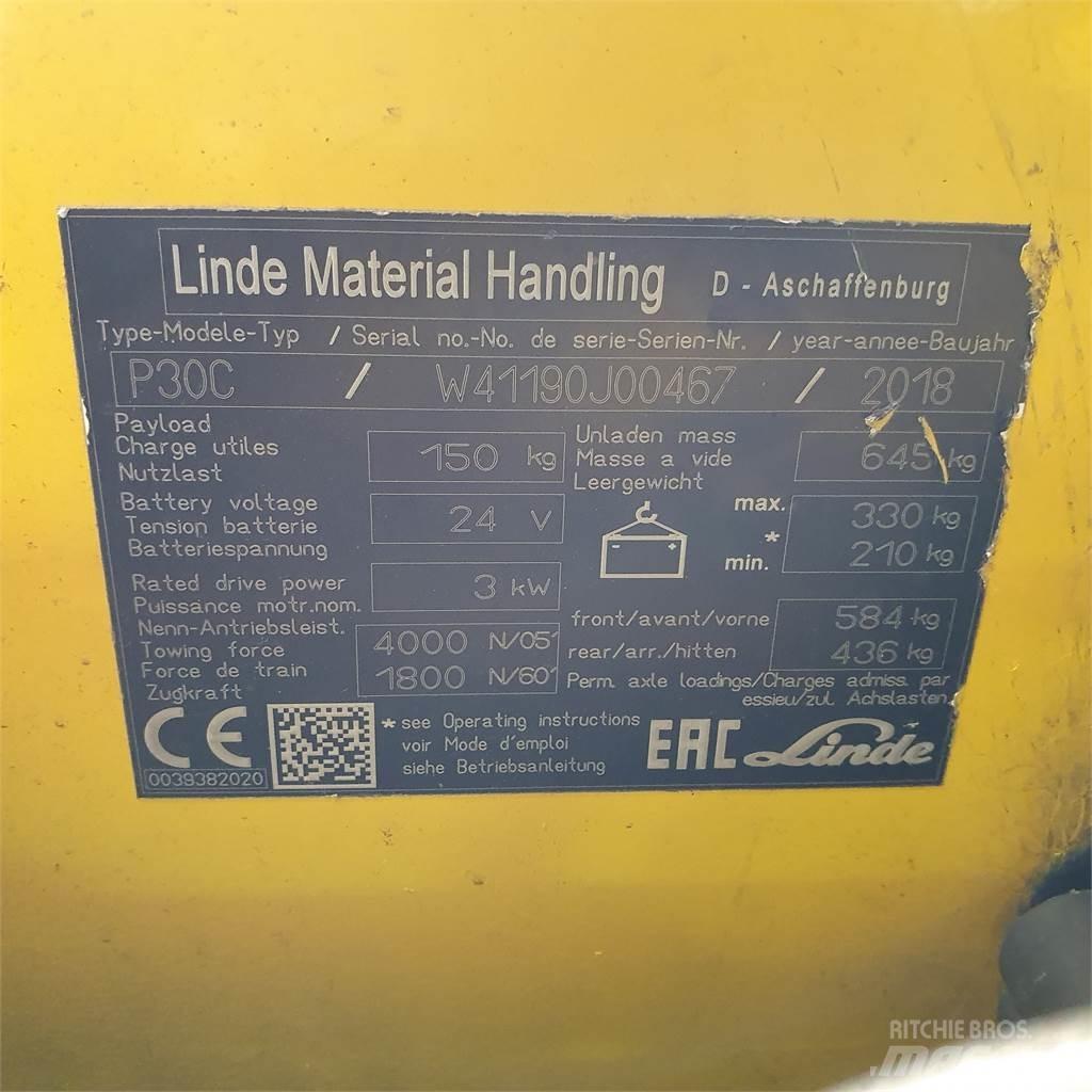 Linde P30C Tow truck