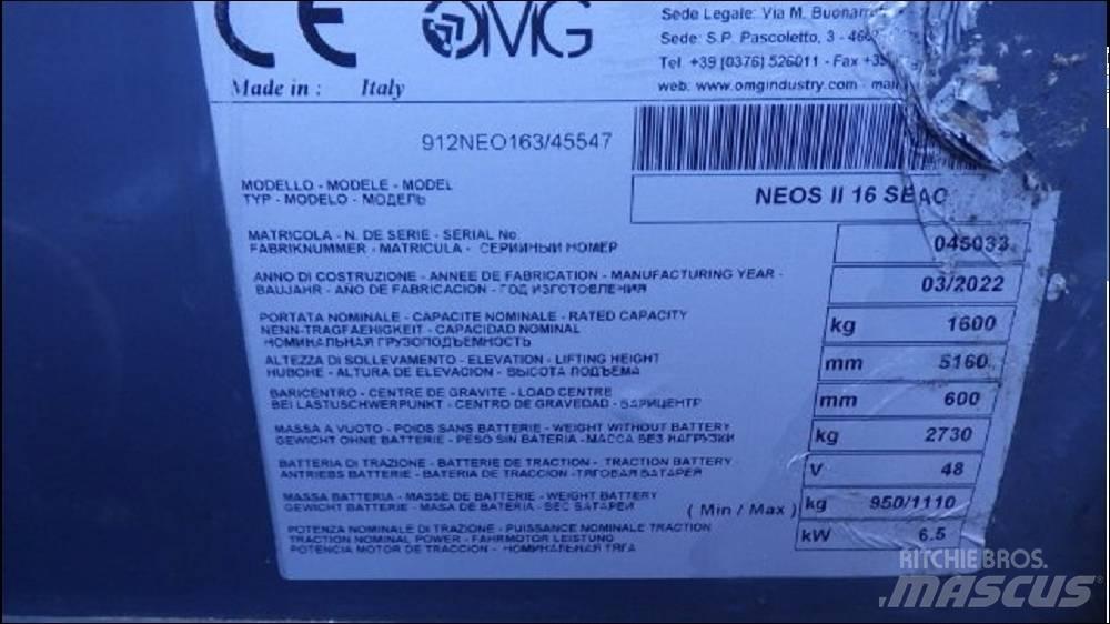 OMG NEOS II 16 SAEC Electric forklift trucks