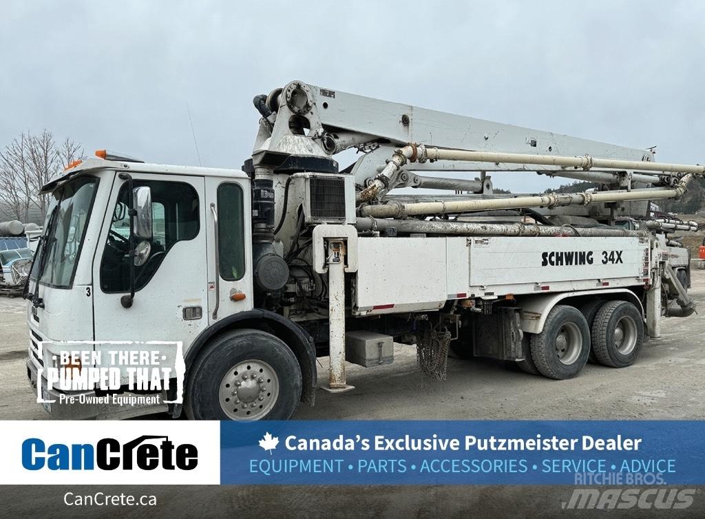 Schwing 34x Concrete pumps