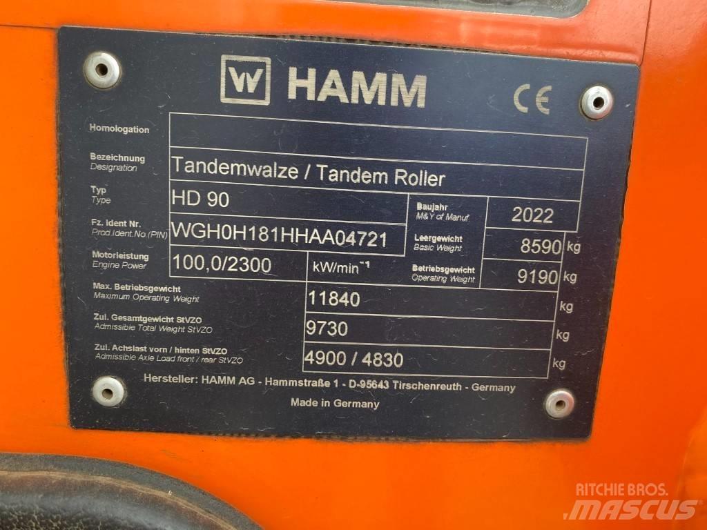 Hamm HD 90 Twin drum rollers