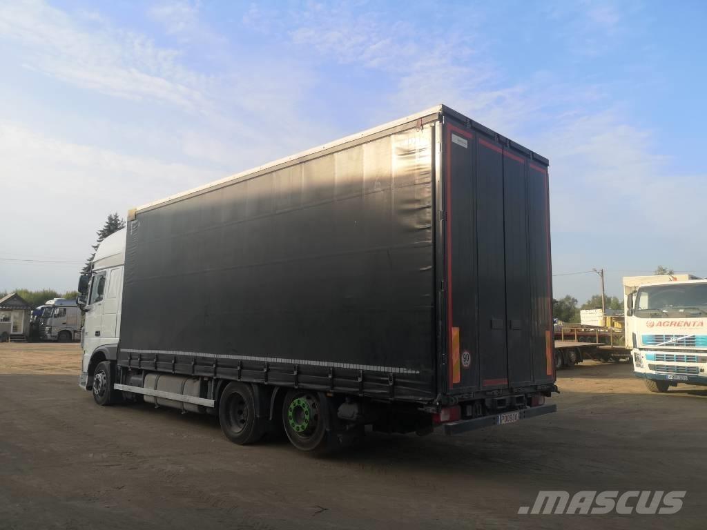 DAF XF 480 6x2 Jumbo Curtain sider trucks