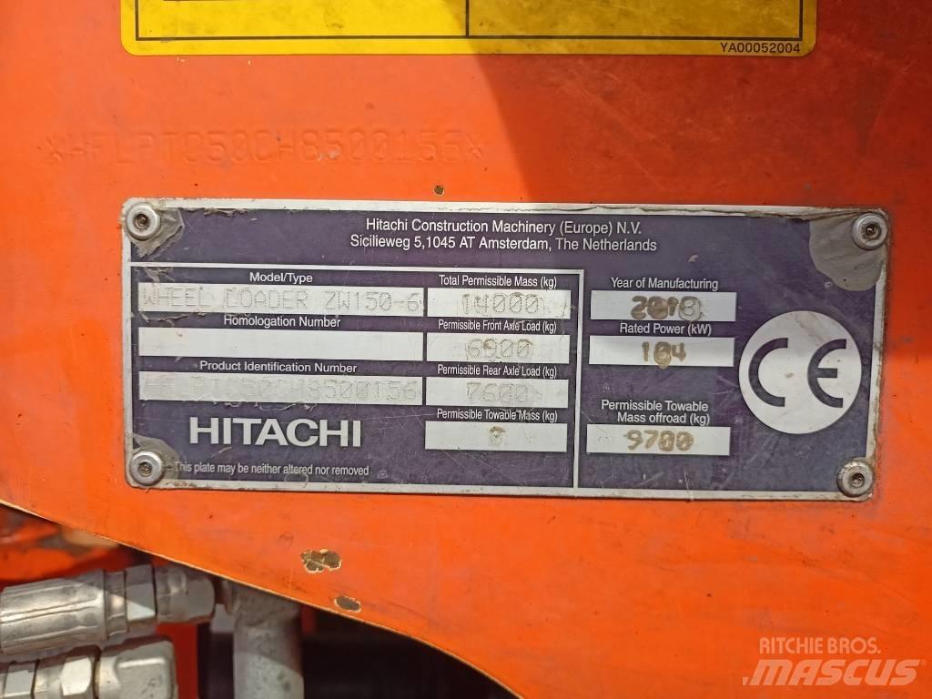 Hitachi ZW150 Wheel loaders