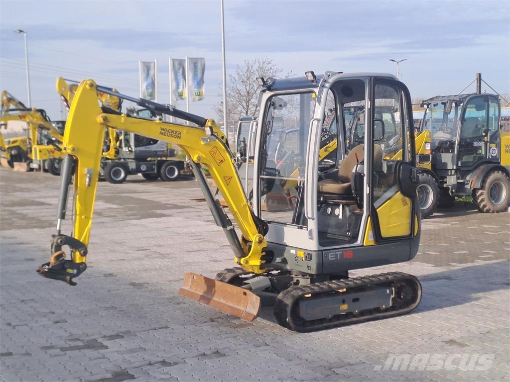 Wacker Neuson ET18 Crawler excavators