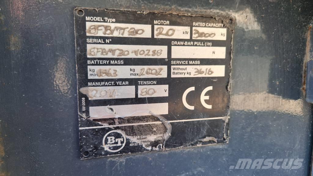 Toyota 8 FBMT 30 Electric forklift trucks