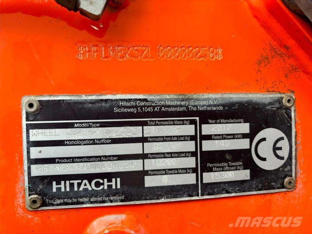 Hitachi ZW 220-6 Wheel loaders