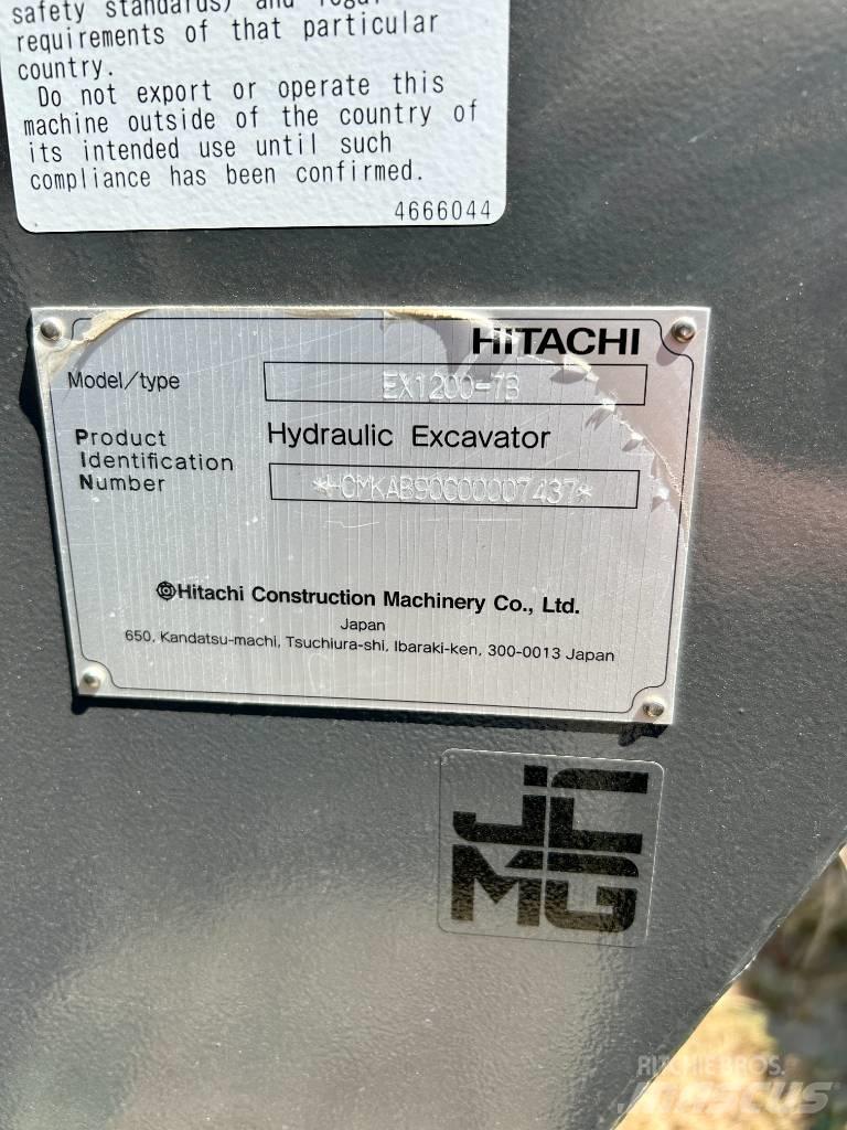Hitachi EX 1200-7B Crawler excavators