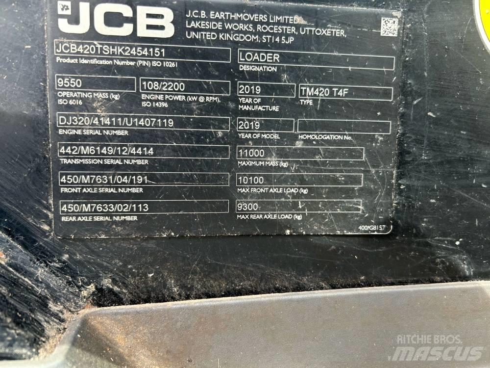 JCB TM 420 Telehandlers