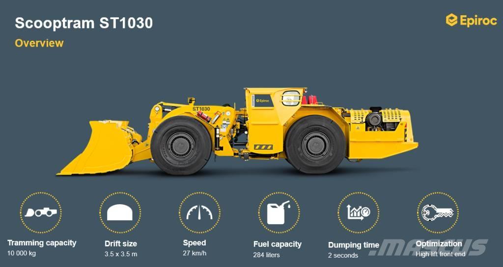 Epiroc ST1030 Loader Underground Loaders