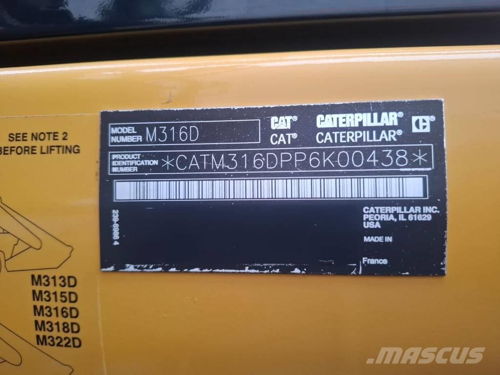 CAT M 316 D Wheeled excavators
