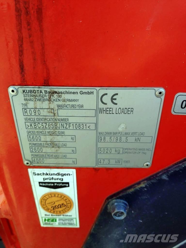 Kubota R 090 Wheel loaders