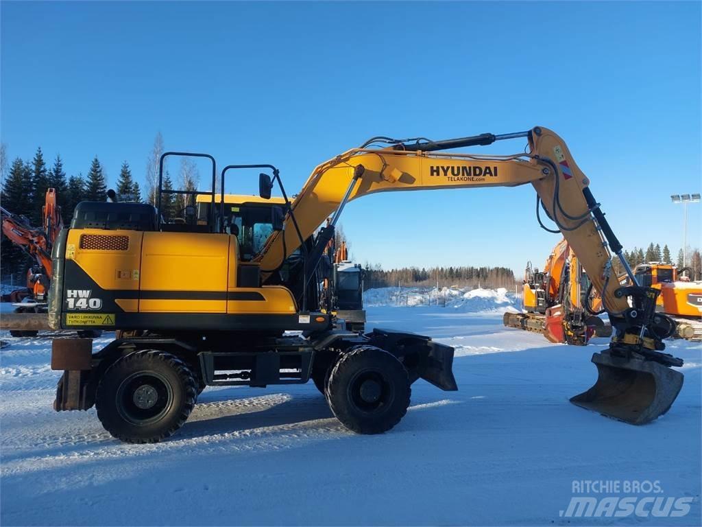 Hyundai HW140 Wheeled excavators