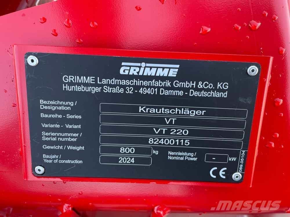 Grimme VT 220F Farm machinery