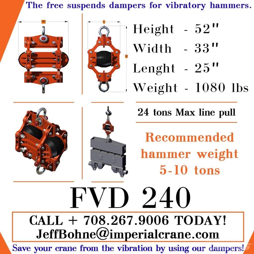  Finaros FVD 240 Hydraulic pile hammers