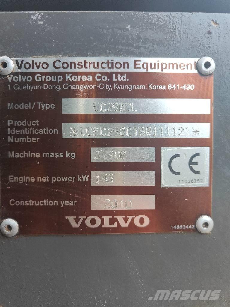 Volvo EC 290 C L Crawler excavators