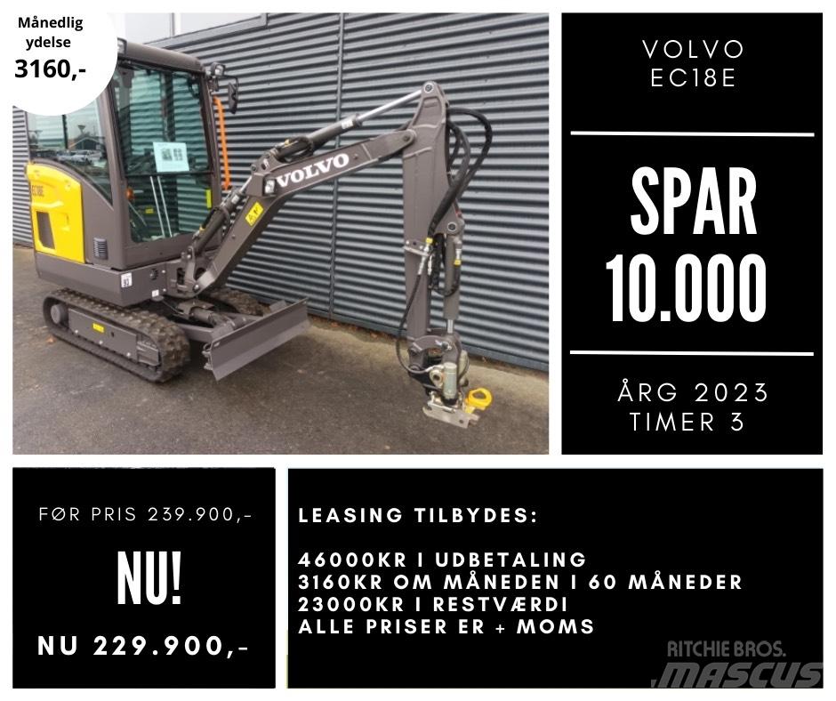 Volvo EC 18 E Mini excavators < 7t (Mini diggers)