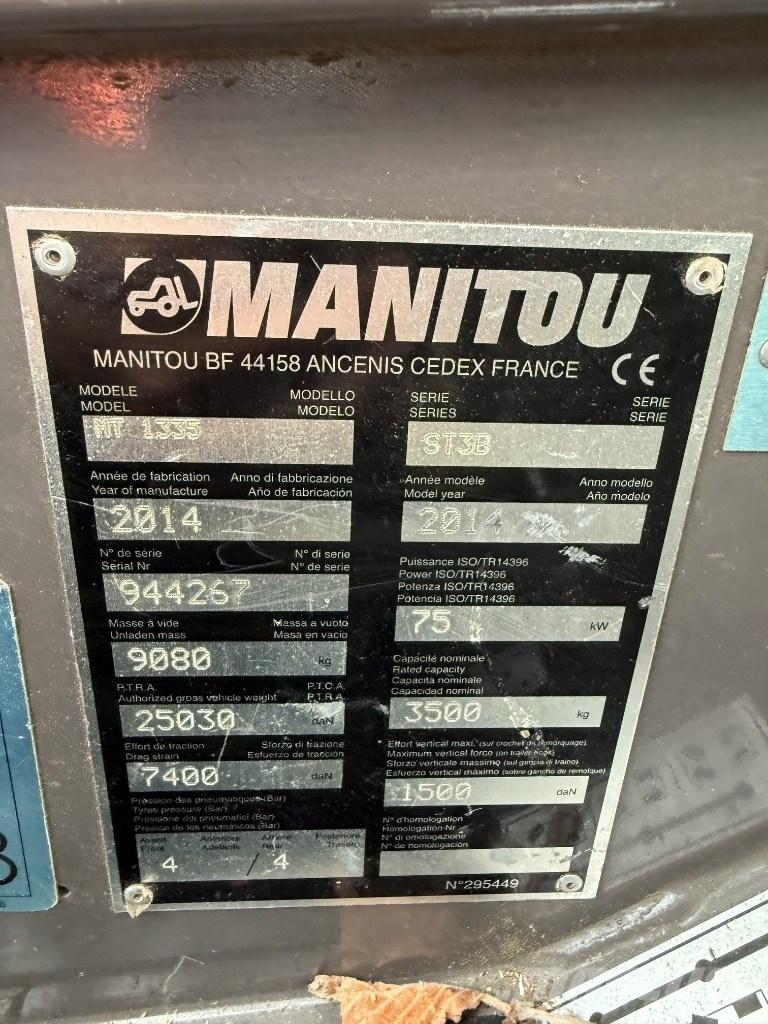 Manitou MT 1335 ST3B Telescopic handlers