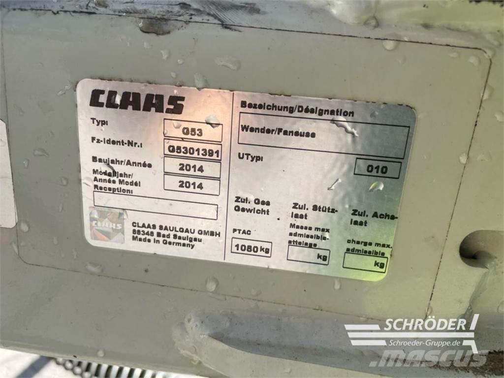 CLAAS VOLTO 800 Rakes and tedders