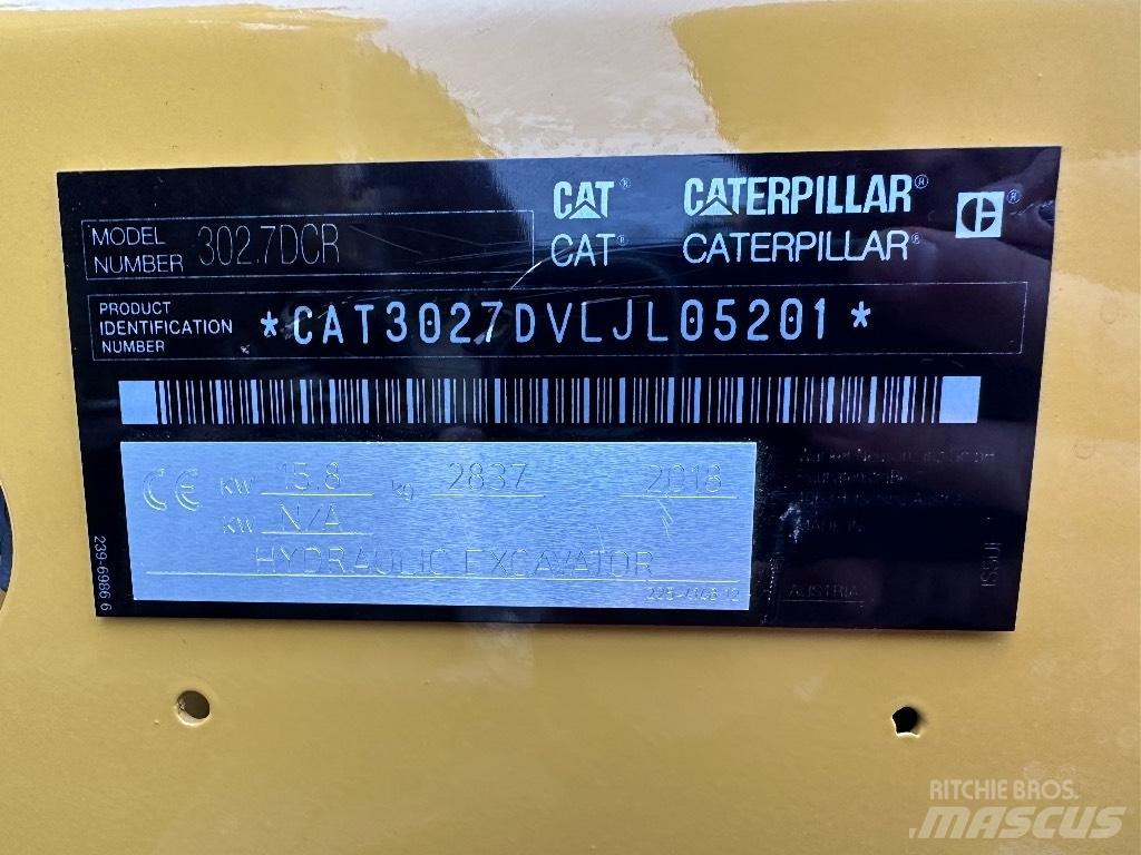 CAT 302.7 D CR Mini excavators < 7t (Mini diggers)
