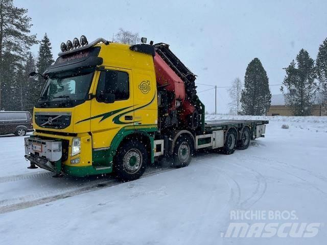 Volvo FM 13 8*4 Truck mounted cranes