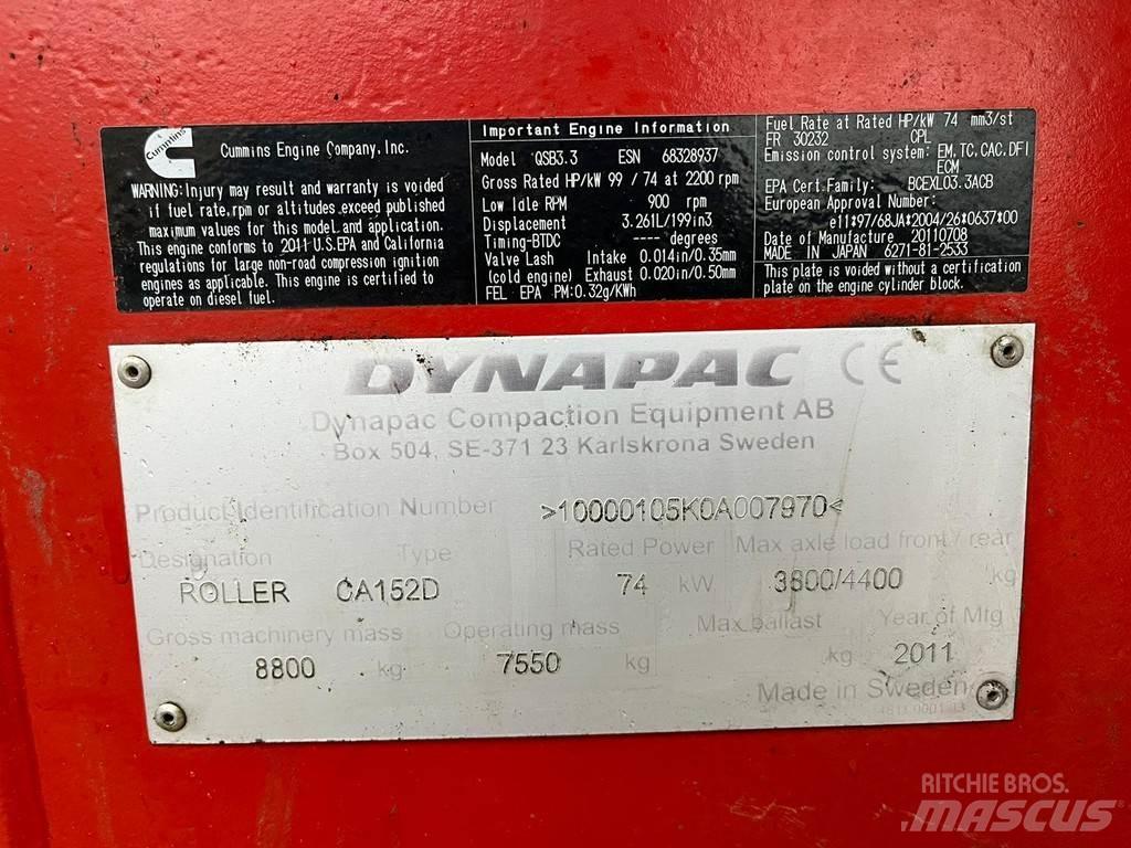 Dynapac CA152D Single drum rollers