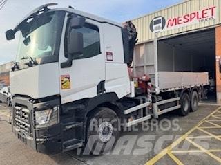 Renault C 460 Curtain sider trucks