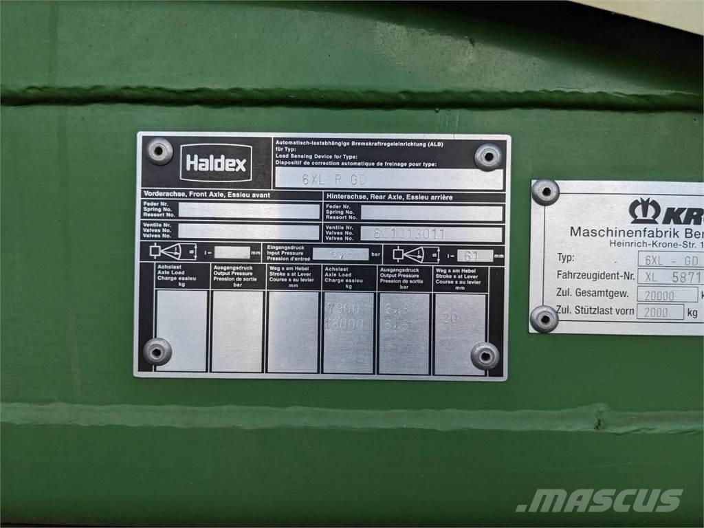 Krone 6XL/R-GD Self-loading trailers